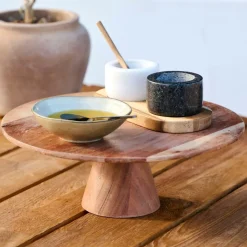 Tables À Manger^CASA ACACIA Pieds De Table V Set De 2 Naturel