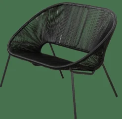 Bancs De Jardin^CASA ACAPULCO Banc Lounge Noir