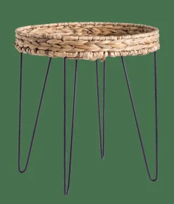 Tables D'Appoint^CASA AKELA Table D'appoint Noir, Naturel