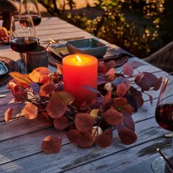 Décorations À Suspendre|Automne^CASA AUTUMN Couronne Déco Orange