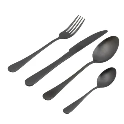 Ménagères^CASA AXELLE Couverts 16 Pièces Noir