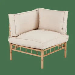 Salon De Jardin^CASA BAMBOLETTE Fauteuil De Coin Aspect Bambou