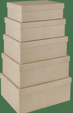 Boîtes De Rangement^CASA BIGSO Boîte De Rangement S Naturel