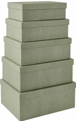 Paniers Tiroirs^CASA BIGSO Organisateur Tiroir 5 Pièces Menthe