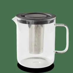 Accessoires Thé^CASA CHAI Théière 1,5 L Noir, Transparent