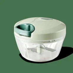 Aide Cuisine^CASA CUISINO Mini Hachoir Vert, Menthe