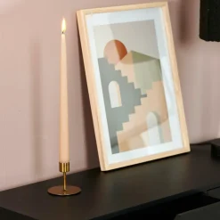 Bougies^CASA DUO Bougies Dîner Set De 2 Blanc