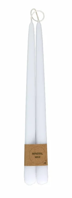 Bougies^CASA DUO Bougies Dîner Set De 2 Crème, Menthe, Multicolore