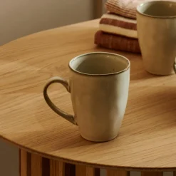 Mugs^CASA EARTH MARL Mug Avec Anse 30 CL Crème