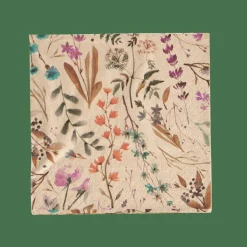 Serviettes^CASA ECO DRIED FLOWER Set De 20 Serviettes Multicolore