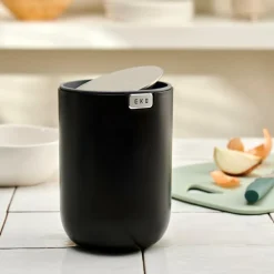 Poubelles De Cuisine^CASA EKO Mini Poubelle De Table 1,5l Noir