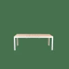 Tables De Jardin^CASA ETHAN Table Extensible Blanc, Naturel