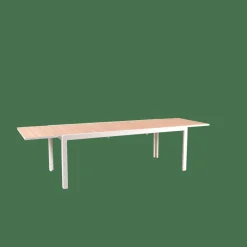 Tables De Jardin^CASA ETHAN Table Extensible Blanc, Naturel