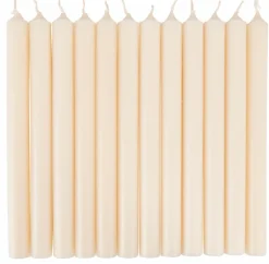 Bougies^CASA FINA Bougies Set De 12 Blanc