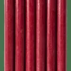 Bougies^CASA FINA Bougies Set De 6 Bordeaux