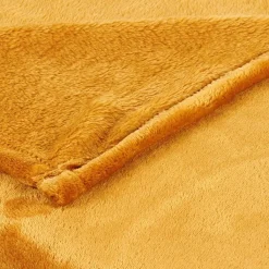 Plaids^CASA FLANELLA Plaid Jaune Foncé