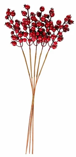 Branches Artificielles^CASA FOAM Branche De Grenadier Rouge