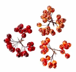 Branches Artificielles^CASA FOAM Branches D'églantier Rouge