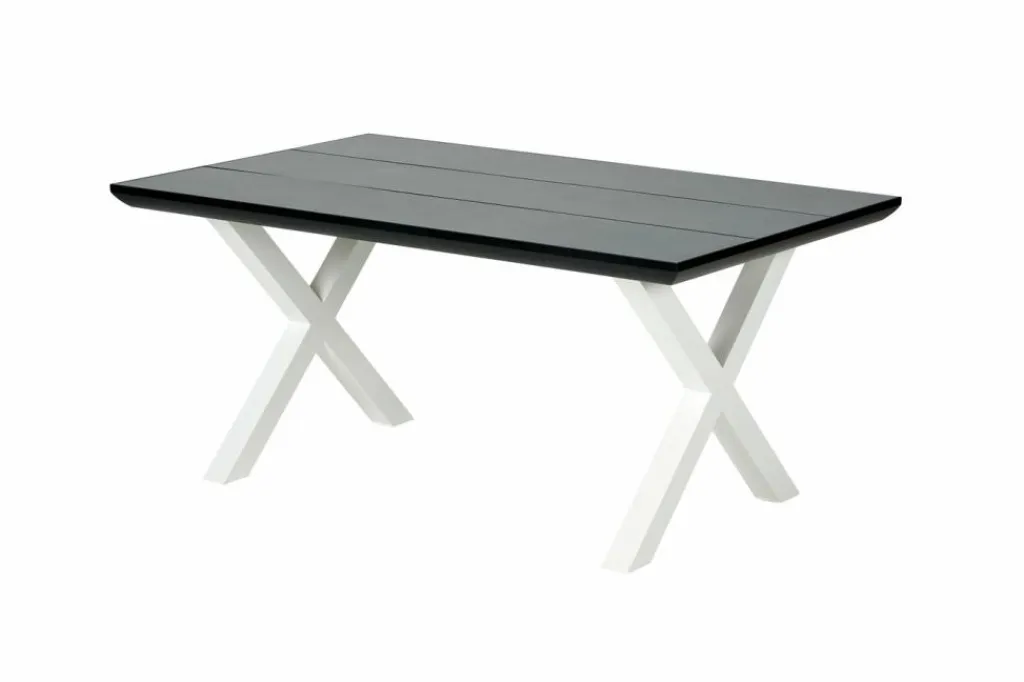 Tables De Jardin^CASA FORMAX Table De Jardin Avec Pieds X Noir/blanc
