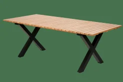 Tables De Jardin^CASA FORMAX Table De Jardin Avec Pieds X Natural/noir