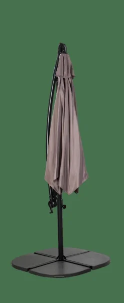 Parasols^CASA HAWAI Parasol Déporté Sans Pied De Parasol Taupe