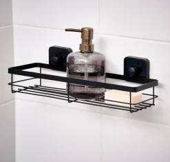 Accessoires De Douche^CASA INDUSTRIA Panier De Douche Avec Ventouses Noir