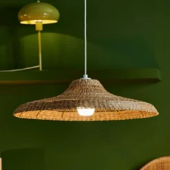 Abat-Jours^CASA JAVA Abat-jour E27 Naturel
