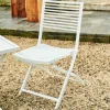 Chaises Bistrot|Chaises De Jardin^CASA JESSE Chaise Pliante Blanc, Beige