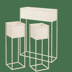 Supports Pour Plantes^CASA LARGO Pot De Fleurs Crème