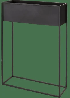 Supports Pour Plantes^CASA LARGO Pot De Fleurs Noir