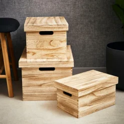 Caisses^CASA LIGNO Caisse Naturel