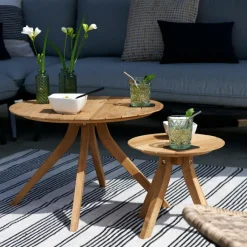 Tables Basses De Jardin^CASA MARROW Table Lounge Naturel