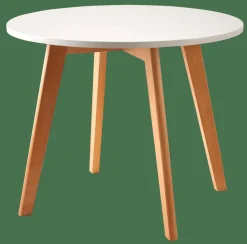 Kids^CASA MATHIAS Table Pour Enfants Avec 2 Chaises Natural/blanc