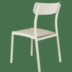 Chaises De Jardin^CASA MAVAS Chaise Empilable Blanc