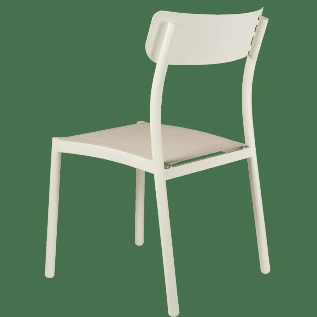 Chaises De Jardin^CASA MAVAS Chaise Empilable Blanc