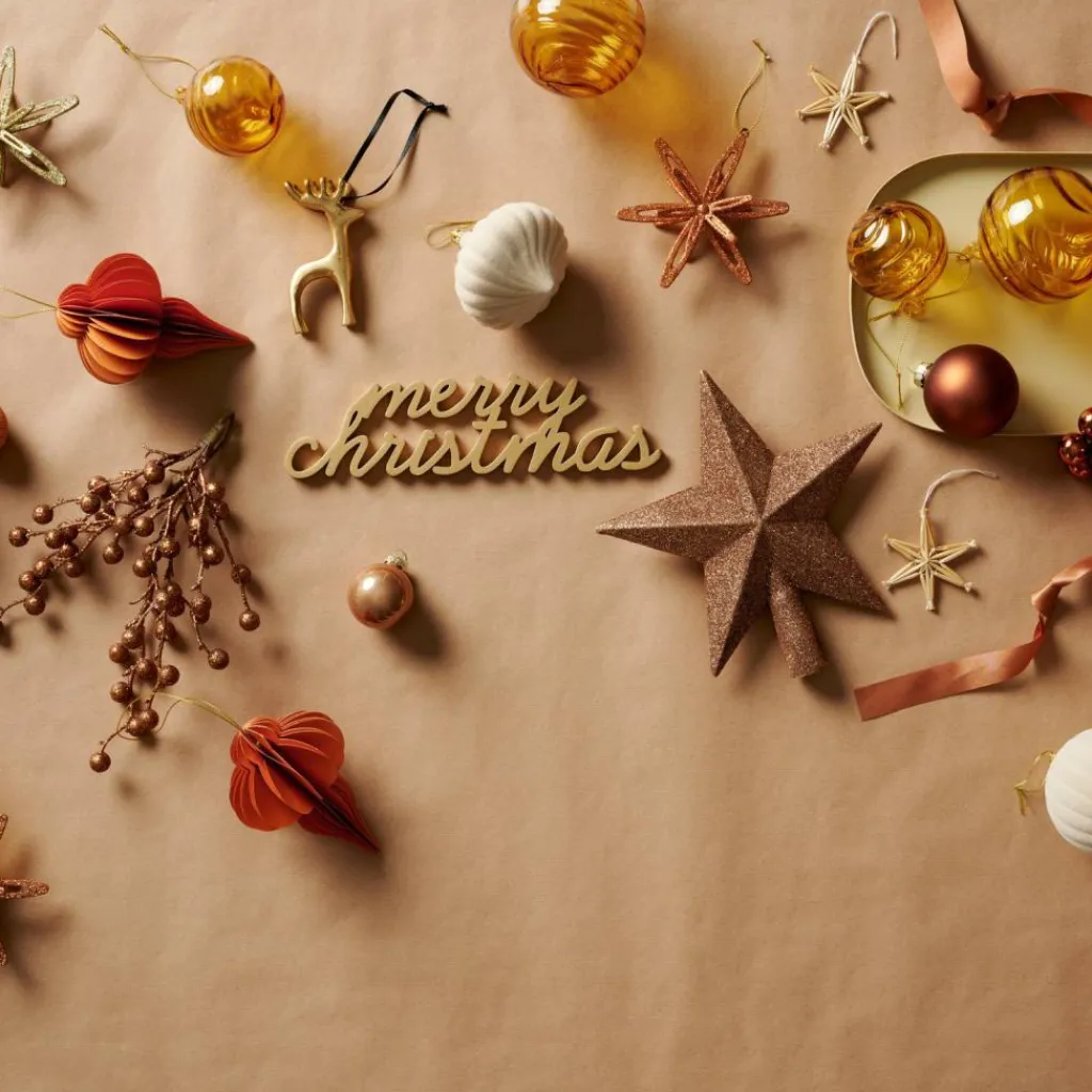 Figures Déco^CASA MERRY XMAS Décoration Doré