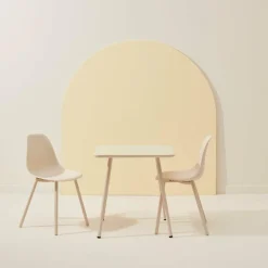 Kids^CASA MIKA Table Pour Enfants Avec 2 Chaises Sable