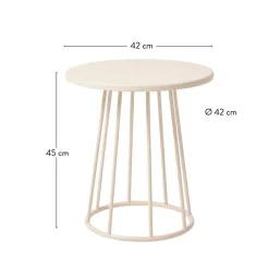 Tables D'Appoint^CASA MILLER Table D'appoint Sable
