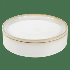 Assiettes^CASA MINERAL MARBLE Assiette Blanc