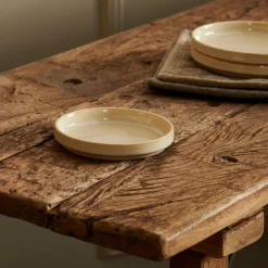 Assiettes^CASA MINERAL SAND Assiette Beige
