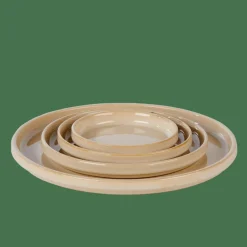 Assiettes^CASA MINERAL SAND Assiette Beige