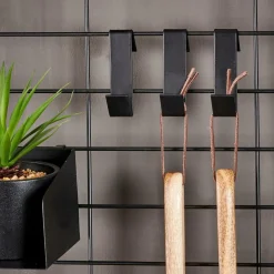 Decoration Murale^CASA MODULAR 5 Crochets S Noir