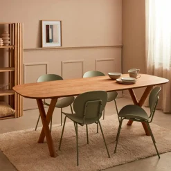 Tables À Manger^CASA NEW OAK Pieds De Table Noir