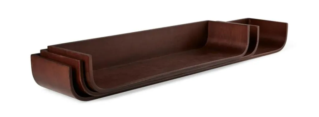 Étagères Murales^CASA NOMA Étagère à Suspendre S/3 Brun