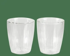 Verres À Café|Verres À Thé^CASA PAUSA Verre Double Paroi Set De 2 25 CL Transparent