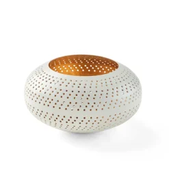 Porte-Bougies^CASA PERFORATO Support Bougie Chauffe-plat Brun