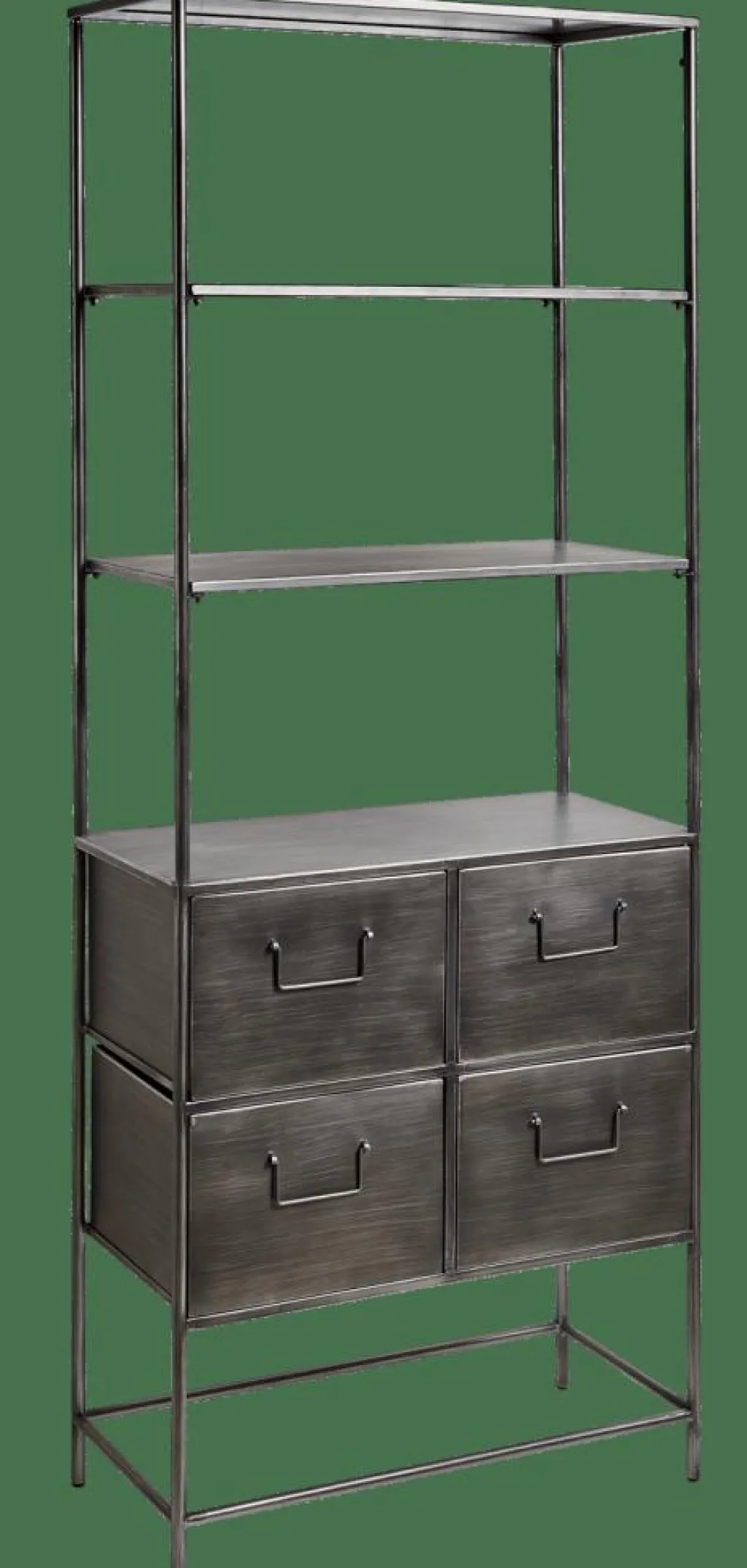 Étagères Murales^CASA PHARMA Étagère Murale Avec 4 Tiroirs Noir