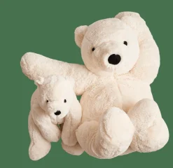 Kids^CASA POLA Ours Blanc Peluche Blanc