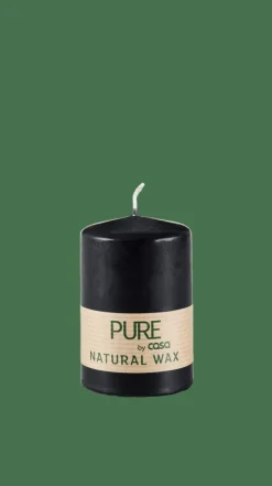 Bougies^CASA PURE Bougie Cylindrique Noir