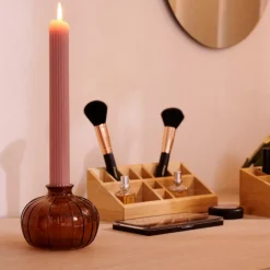 Bougies^CASA RIB Bougie Côtelée Orange